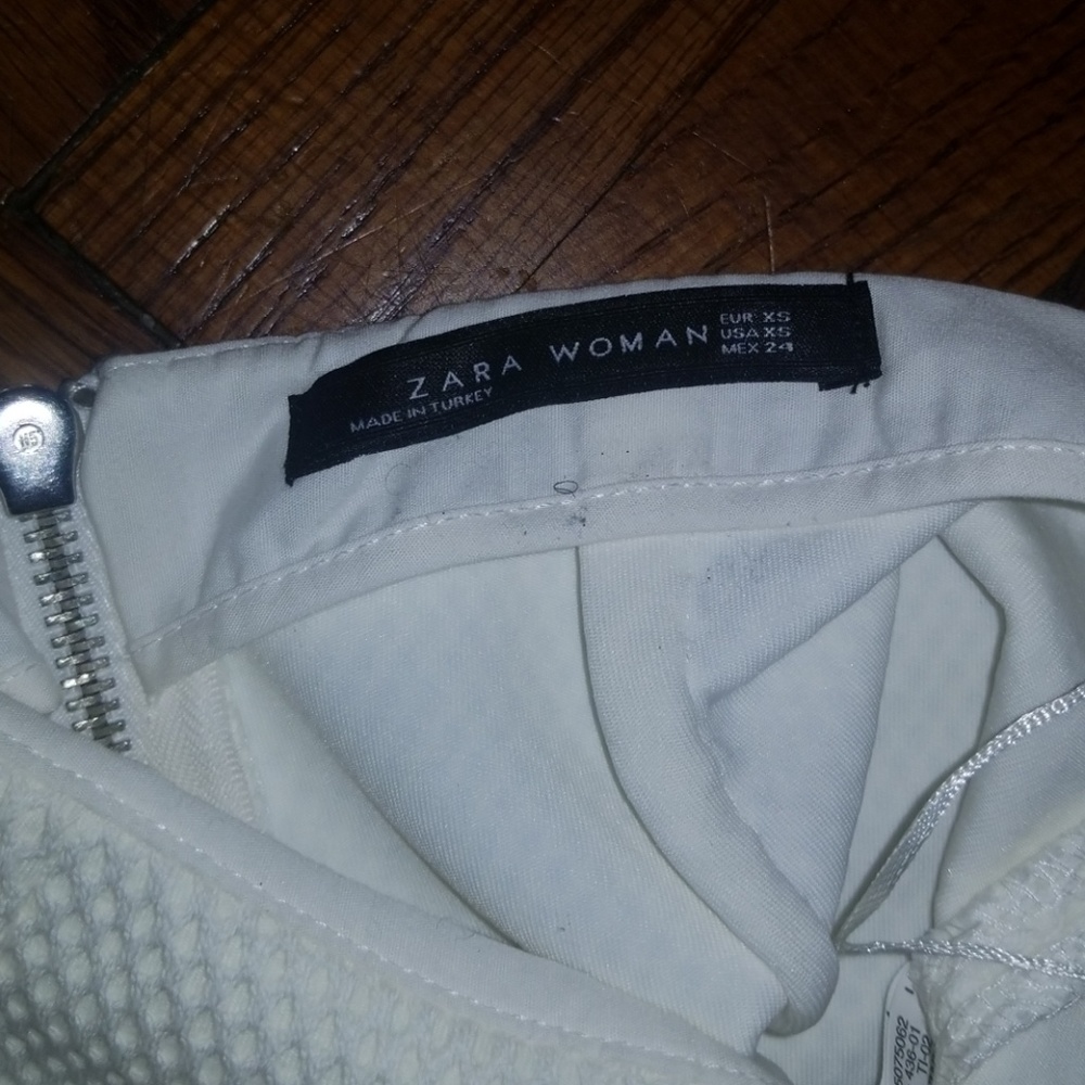 Zara white skirt